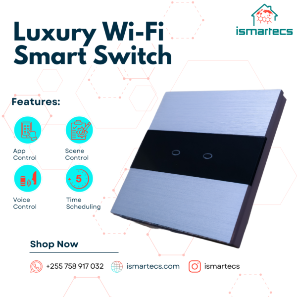 ismartecs Luxury Aluminum Smart Wi-Fi Switch