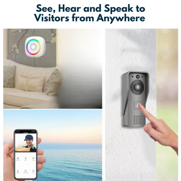 Solar Wi-Fi Video Doorbell - Image 3