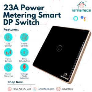 ismartecs 23A Smart Wi-Fi DP Switch 2.5D Glass (Aluminium Frame)